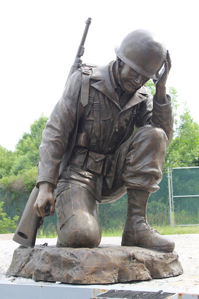 Soldier War Memorial Sculpture Veterans Bronze Statue Remembrance
